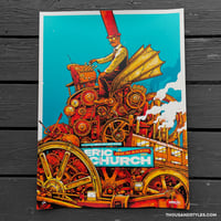 Image 2 of Eric Church Official Gig Poster - Grand Rapids MI 10.10.2025