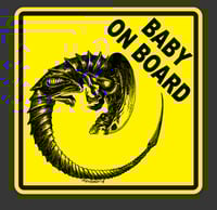 Baby on Board 3" x 3"  sticker