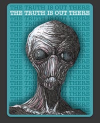 The Truth is Out There 2.65" x 3.5"  sticker