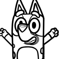 Image 2 of Bluey Coloring Book