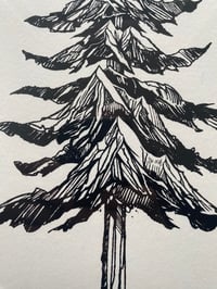 Image 2 of Tree of peaks, A3 screen print