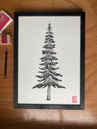 Image 5 of Tree of peaks, A3 screen print