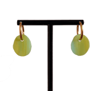 Image 1 of Boucles d'oreilles Vert d'eau