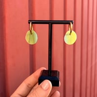 Image 3 of Boucles d'oreilles Vert d'eau