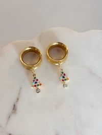 Christmas Tree Dangles (Gold)