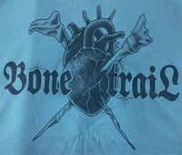 Image 2 of Bone Trail Logo  - Caribbean blue t-shirt  - Bone Trail Apparel