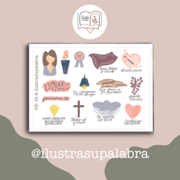 Image 1 of Mujer Virtuosa ,(sticker digital)