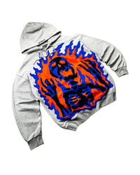 Image 2 of Re-worked One of Kind Cut&Sewn Grim Flare Hoodie Size L