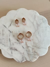 Image 2 of Crystal Rosebud Bows (Rose Gold) 