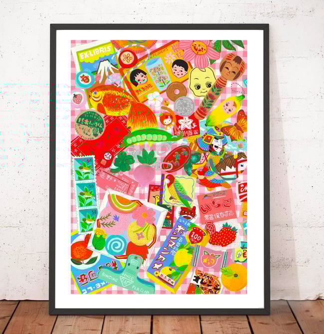 AFFICHE BAZAR JAPONAIS