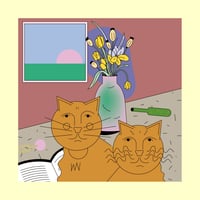 Image 2 of Cat people, square card