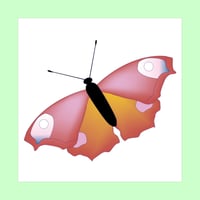 Image 2 of Butterfly, square card