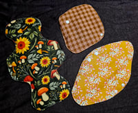 Image 2 of Cotton Pad with Hidden Waterproof Layer Sampler - Earthy Gems