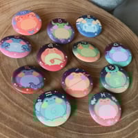Image 2 of Frog Star Sign Buttons