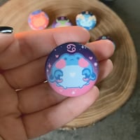 Image 3 of Frog Star Sign Buttons