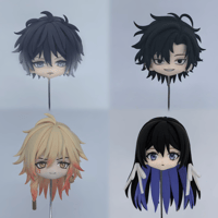Image 11 of Custom Anime Doll Head [Compatible w/ 1/12 Bodies: Nendoroid Doll, Obitsu 11 ]