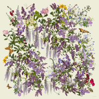 Image 1 of Lilac Silk Scarf (version)