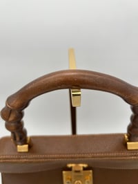 Image 4 of Gucci Bamboo Lady Lock Brown Leather Top Handle Bag