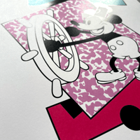 Image 3 of Thekla 40th Anniversary Print - Steamboat (ON SALE - WAS £10)