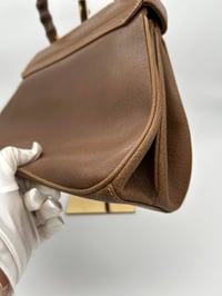 Image 18 of Gucci Bamboo Lady Lock Brown Leather Top Handle Bag