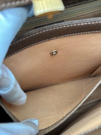 Image 21 of Gucci Bamboo Lady Lock Brown Leather Top Handle Bag