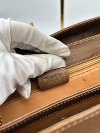 Image 24 of Gucci Bamboo Lady Lock Brown Leather Top Handle Bag