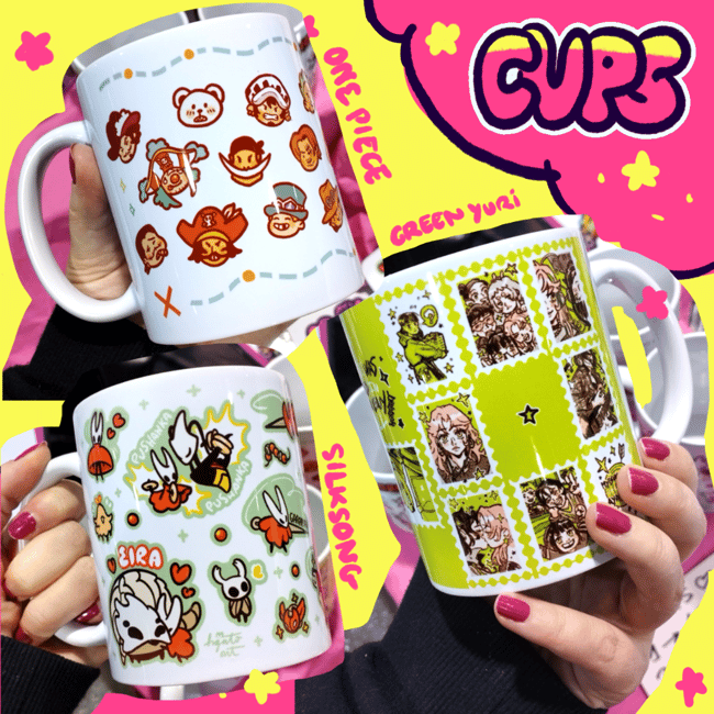 OP, Green Yuri and Silksong cups!