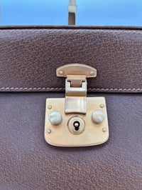 Image 7 of Gucci Bamboo Lady Lock Brown Leather Top Handle Bag