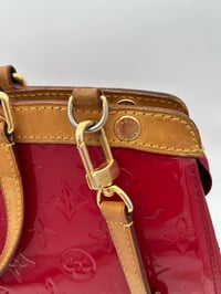 Image 3 of Louis Vuitton Brea MM Dark Pink Patent Leather Bag
