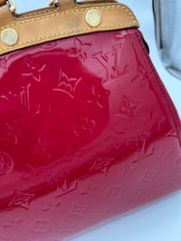 Image 7 of Louis Vuitton Brea MM Dark Pink Patent Leather Bag