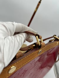 Image 12 of Louis Vuitton Brea MM Dark Pink Patent Leather Bag