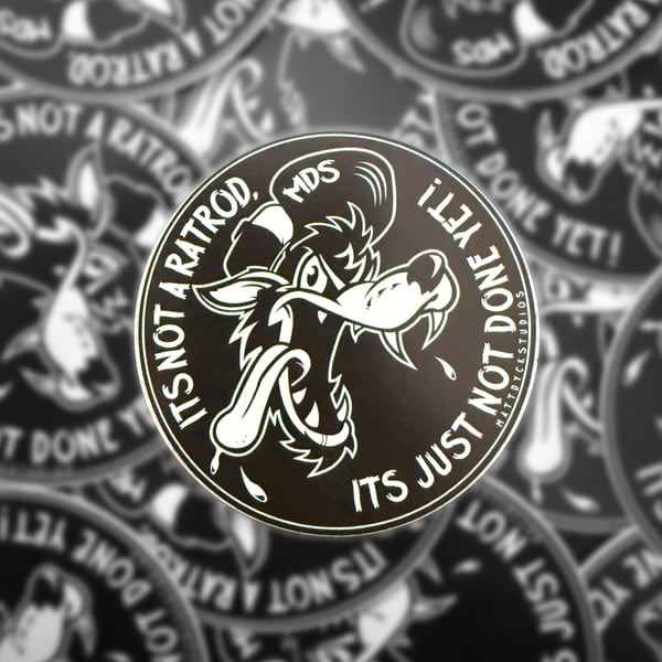 Image of MDS -Not a Rat- White - Sticker