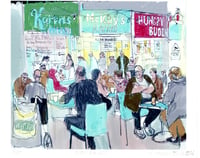 Moor Market, digital drawing