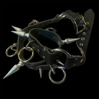 Image 1 of Lethal spiked leather bondage belt