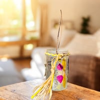 Image 5 of  Wildflower Rustic Moon Candle Holder - Small Jar - 202506