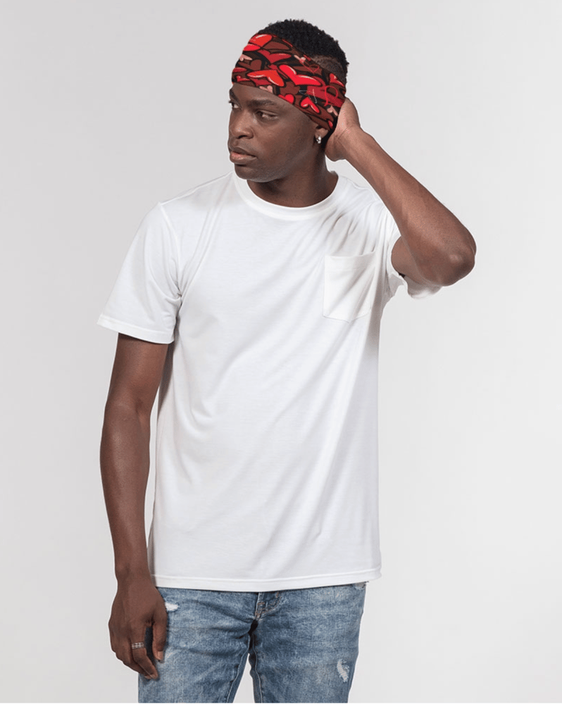 Image of  Bee1ne Red  Heart Neck Gaiter 