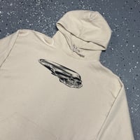 Image 2 of Skullie Hoodie Earth .enamoir