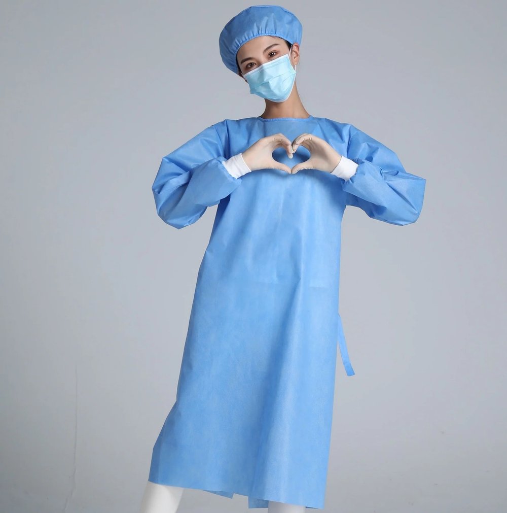 Image of Medical  Disposable Gowns for Dental and Hospital Use