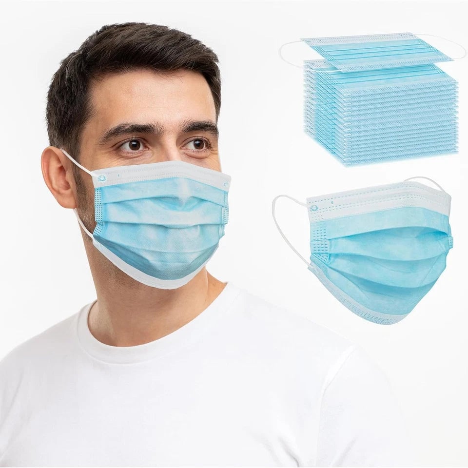 Image of GP01 - 2000pcs Blue Disposable Facemask
