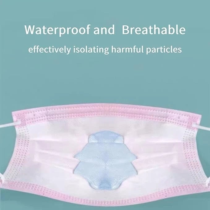 Image of GP03 - 2000pcs Pink Disposable Facemask