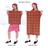 Image 4 of Feminist Tartan fabric <small>(heavy cotton twill)</small>