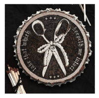 Image 1 of take that which keepeth me intact ∘ wood-burned original 