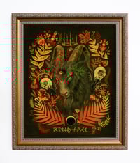 King of All in bronze frame