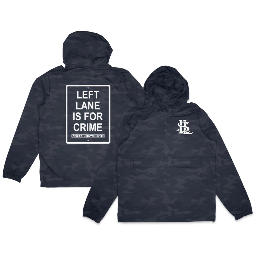 Image of Black Foliage Crime Wind Breaker