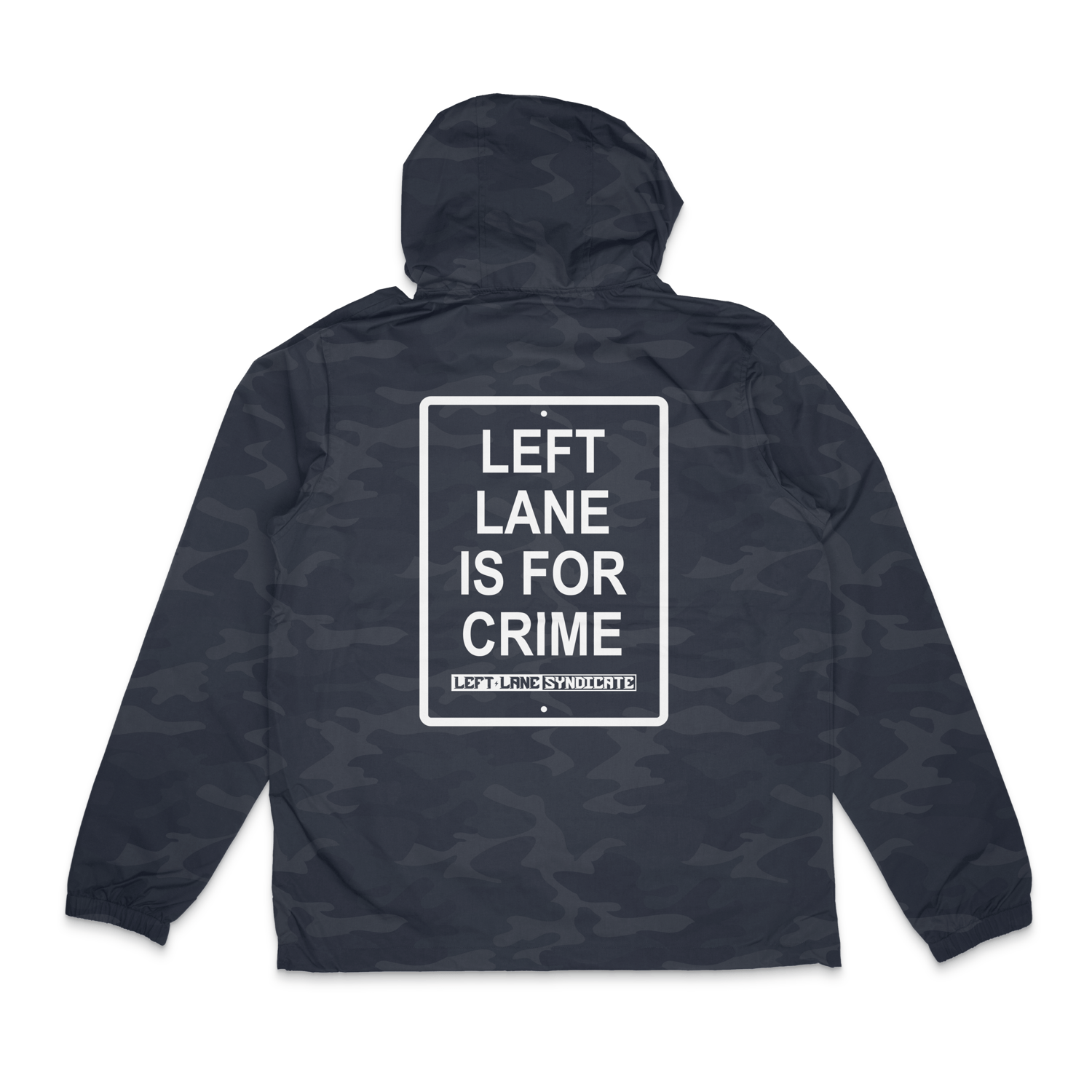 Image of Black Foliage Crime Wind Breaker