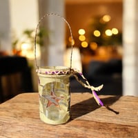 Image 2 of Wildflower Rustic Star Candle Holder - Small Jar - 202507