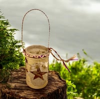 Image 6 of Wildflower Rustic Star Candle Holder - Small Jar - 202507