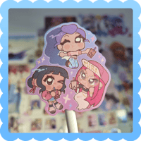 huntrix boba (KPDH)❄️ waterproof vinyl sticker