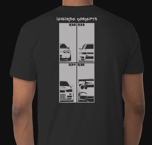 Image of Levelride Concepts Texas 2025 GTR Festival limited edition T-shirt