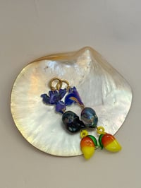 sample mango iris earrings